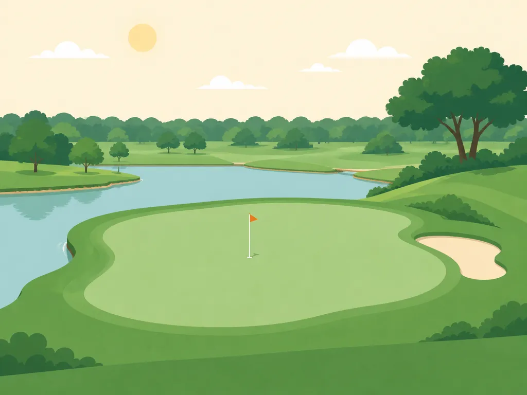 Illustration of Squaw Valley Golf Course (Apache Links)