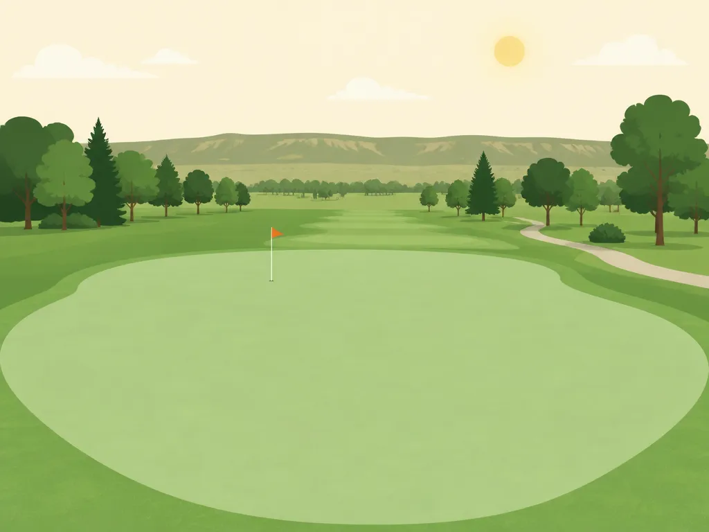 Illustration of Lake Hills Golf Course