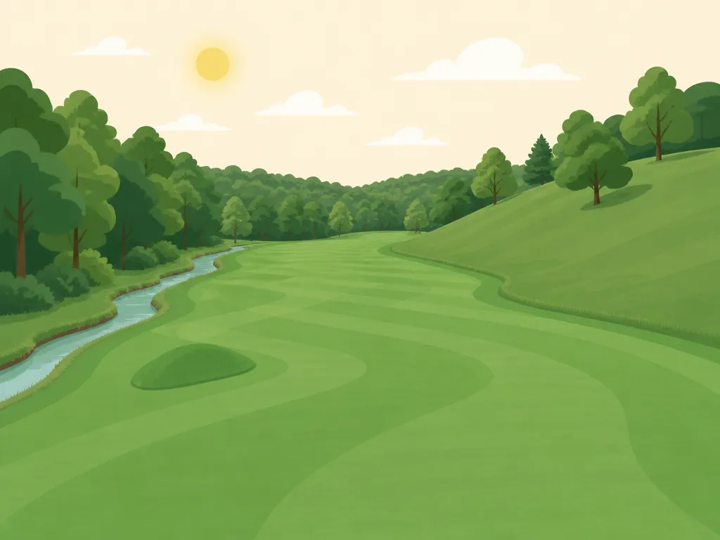 Illustration of Hartmann's Deep Valley Golf Course