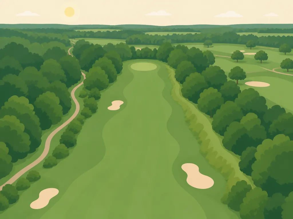 Illustration of Echo Valley Golf Course