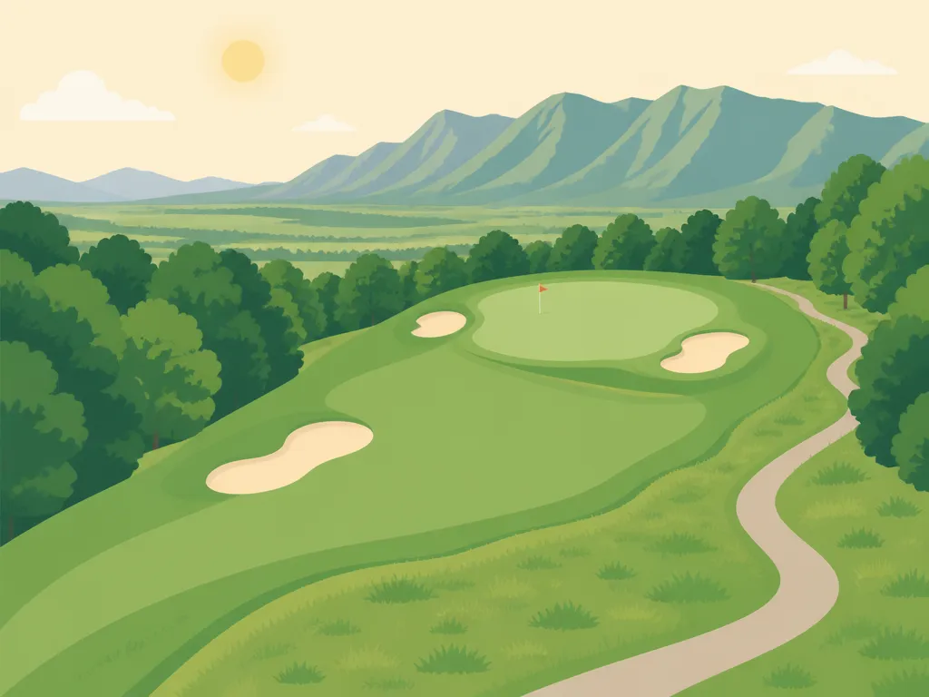 Illustration of Mount Ogden Golf Course