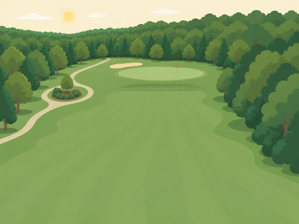 Illustration of Maple Crest Golf Course