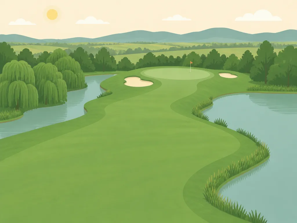 Illustration of King Ranch Golf Course