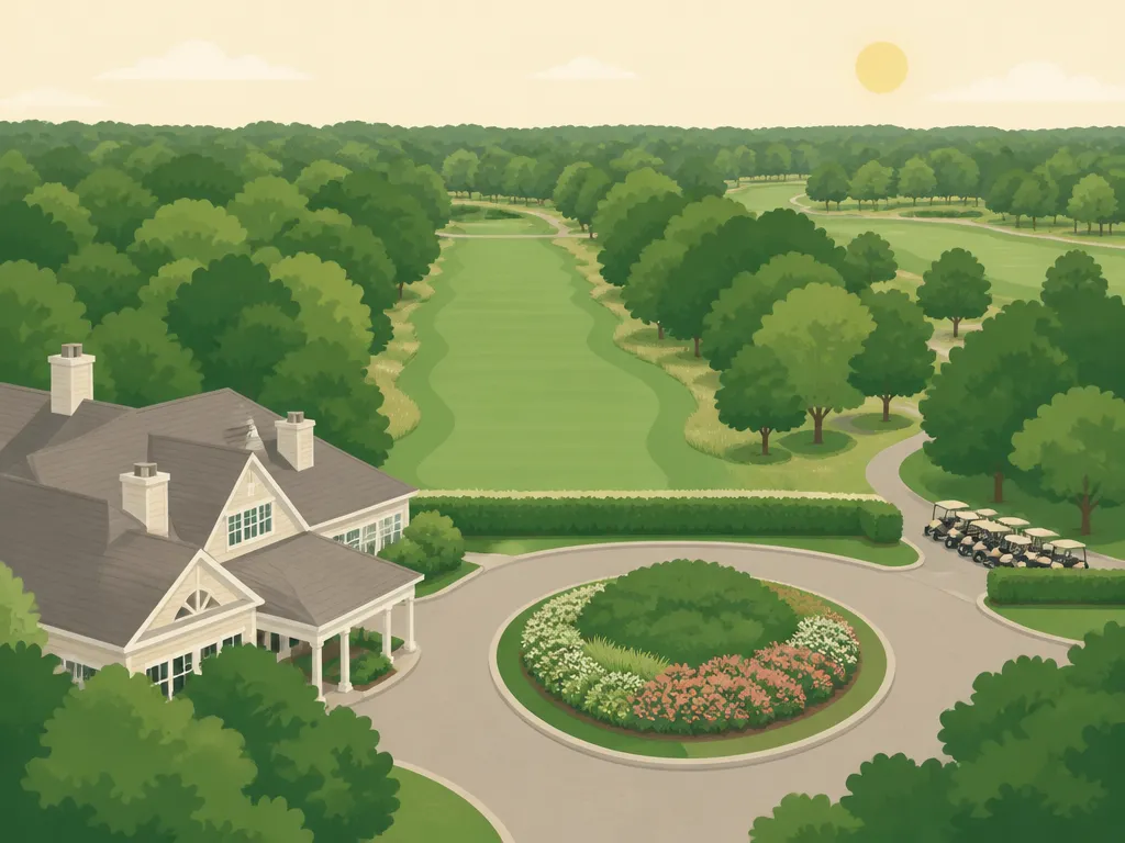 Illustration of Founders Club at Pawley's Island