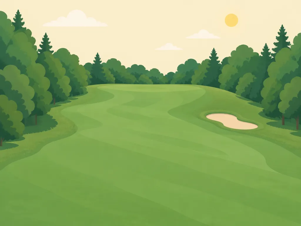 Illustration of Eagle View Golf Course
