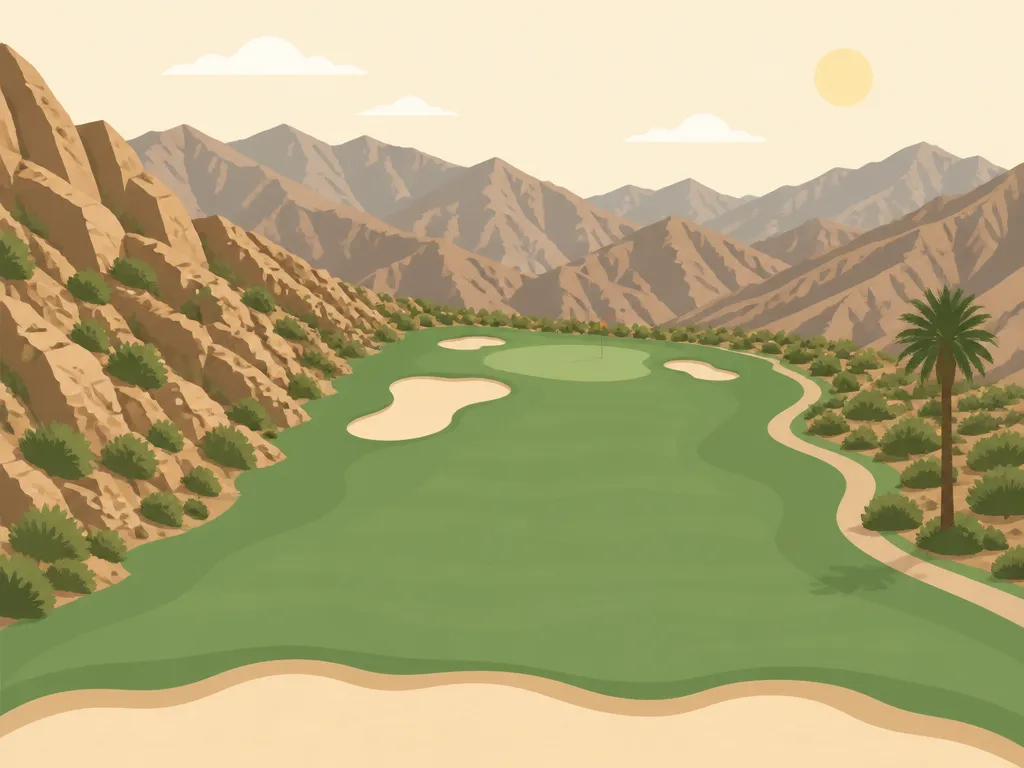 Illustration of PGA West - Pete Dye Mountain