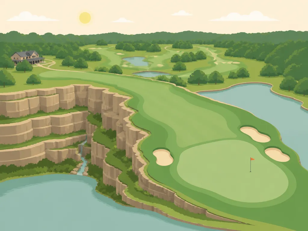 Illustration of Payne's Valley Golf Course