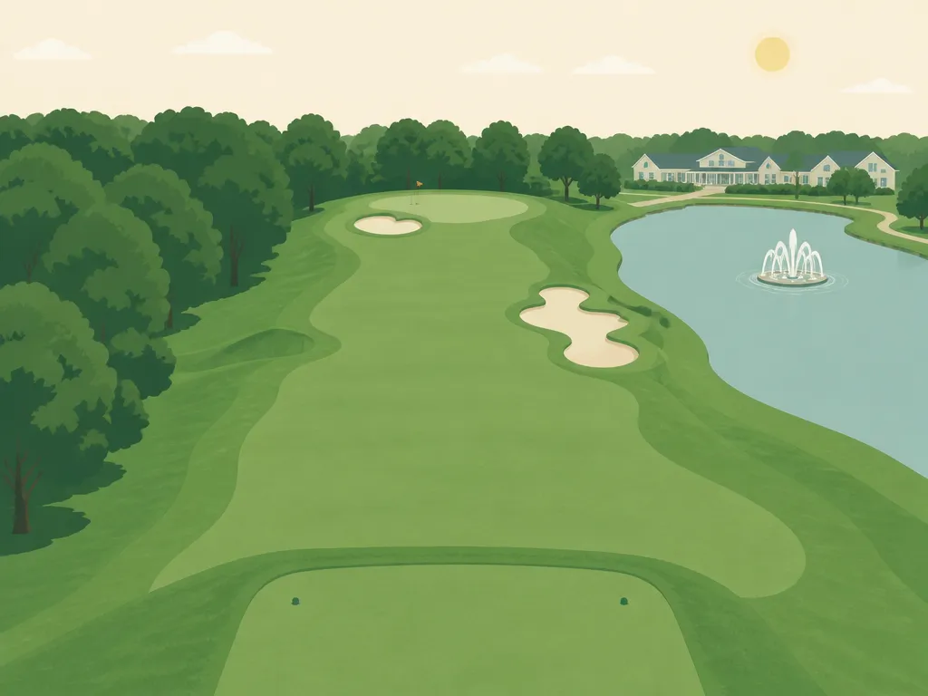 Illustration of West Sayville Golf Course