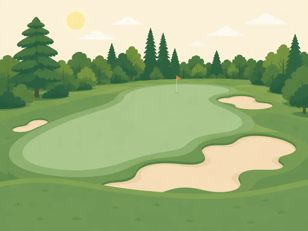 Illustration of Columbia Edgewater Country Club