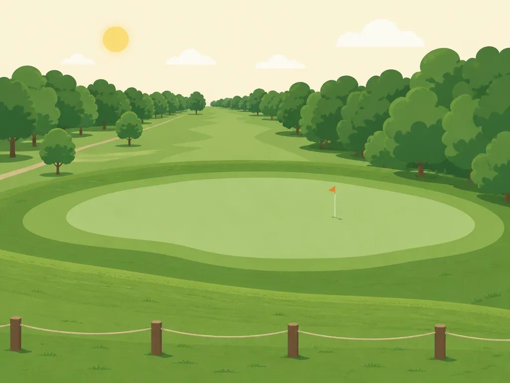 Illustration of Sandy Hollow Golf Course