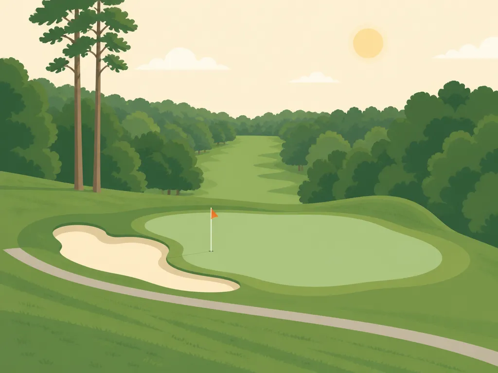 Illustration of Cedarcrest Golf Course