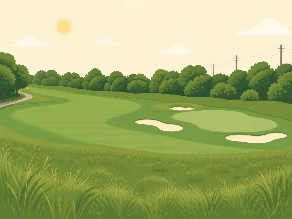 Illustration of Red Tail Run Golf Course