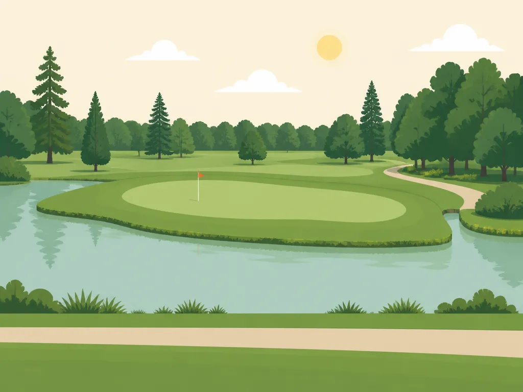 Illustration of Gresham Golf Course