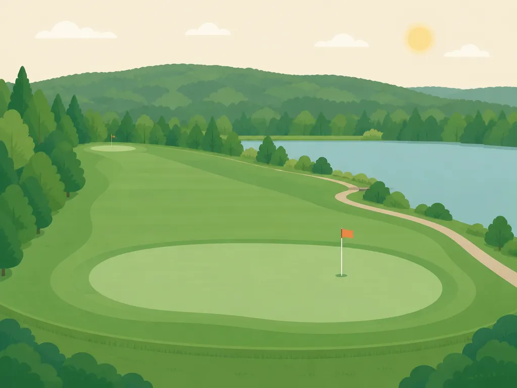 Illustration of Brookhaven Golf Course