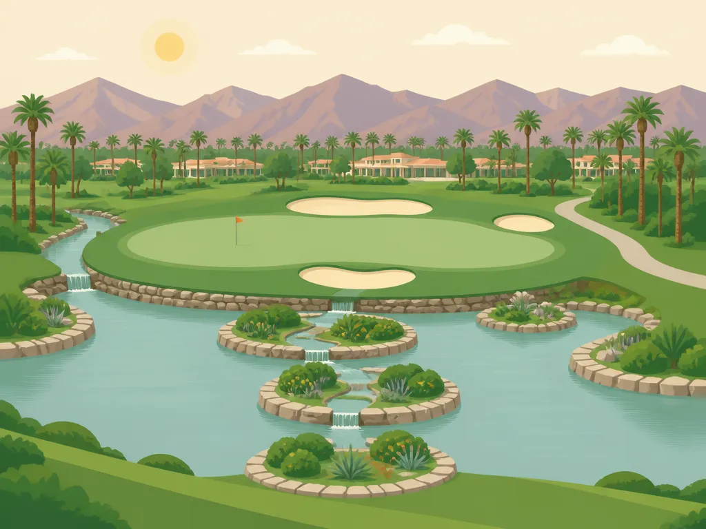 Illustration of JW Marriott Desert Springs Golf Club (Palms)
