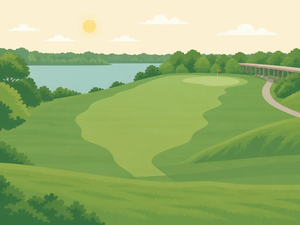 Illustration of Beaver Island State Park Golf Course