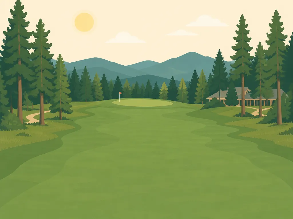 Illustration of Ponderosa Golf Course