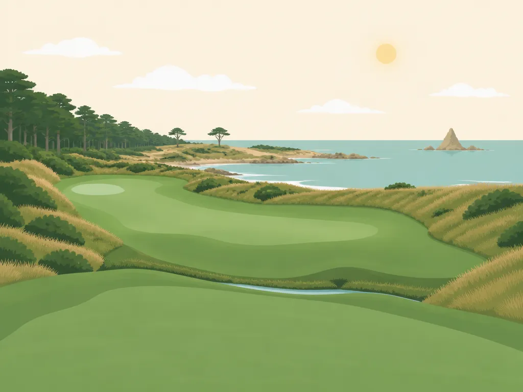 Illustration of The Links at Spanish Bay