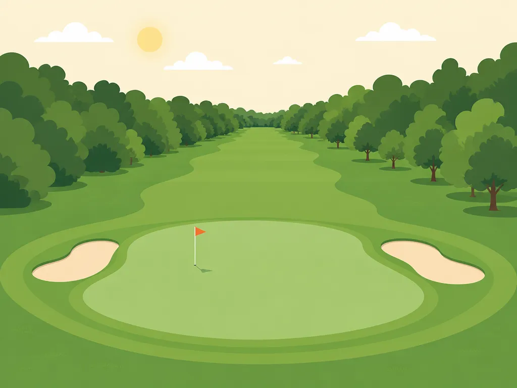 Illustration of Lake Carroll Golf Course