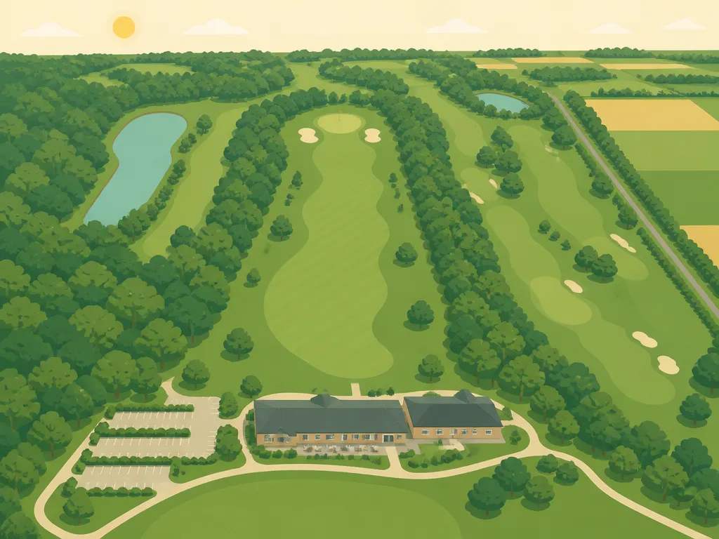 Illustration of Golfclub Oude Maas - Rhoon Golf Center