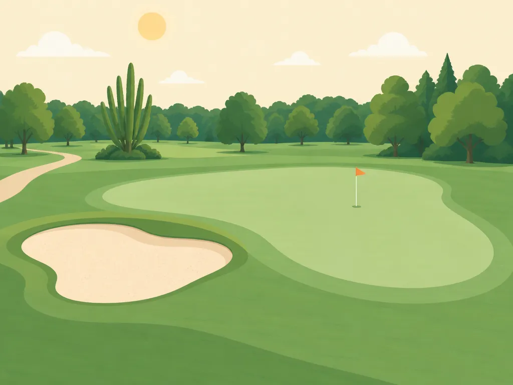Illustration of National Road Golf Course