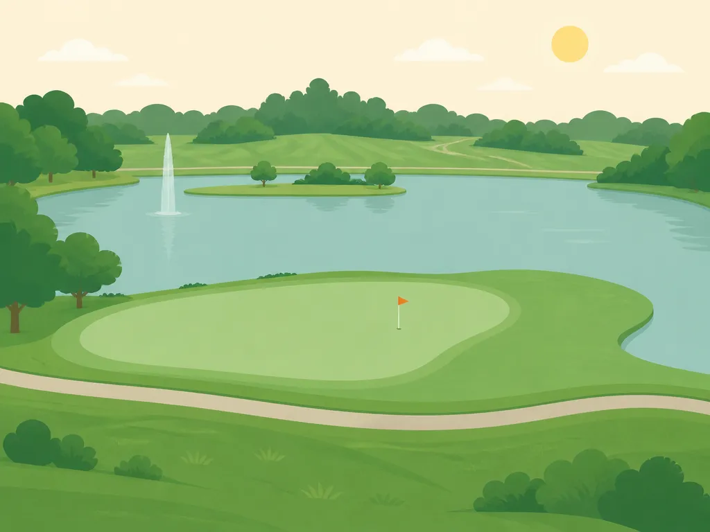 Illustration of Pebble Creek Golf Course