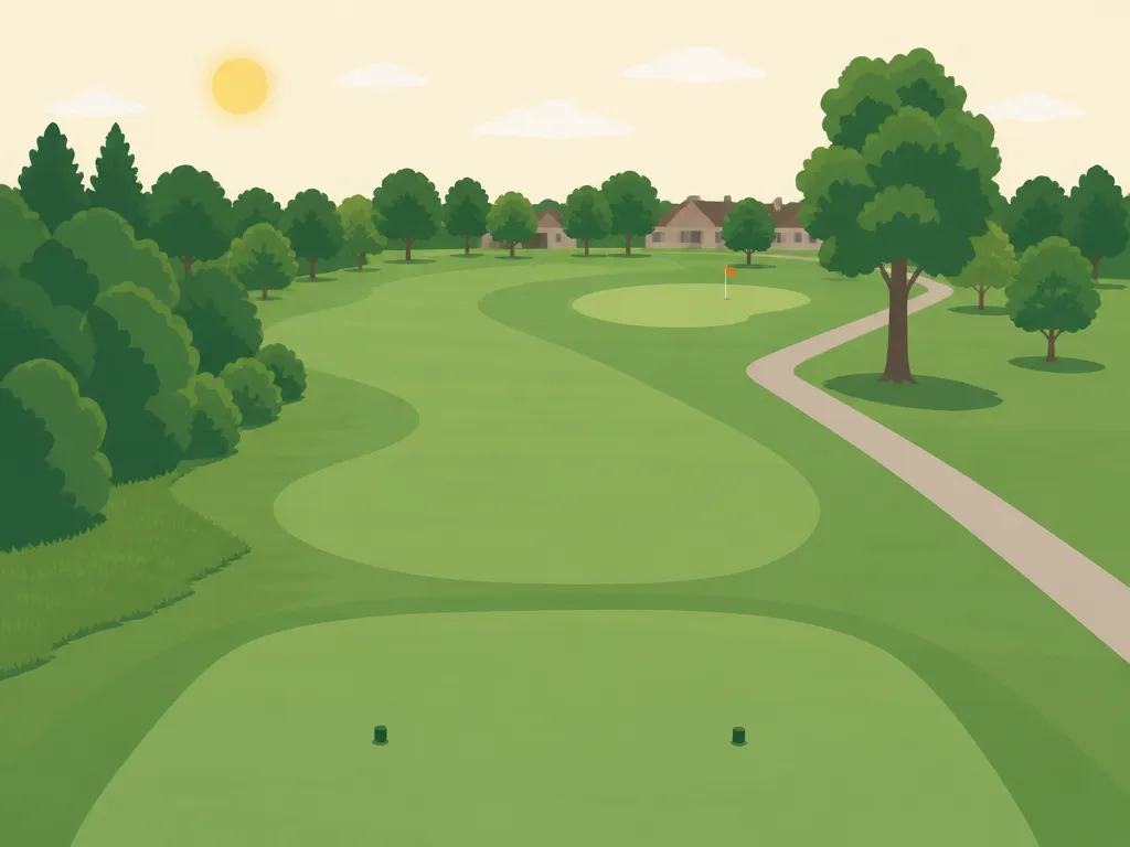 Illustration of Twin Falls Golf Club