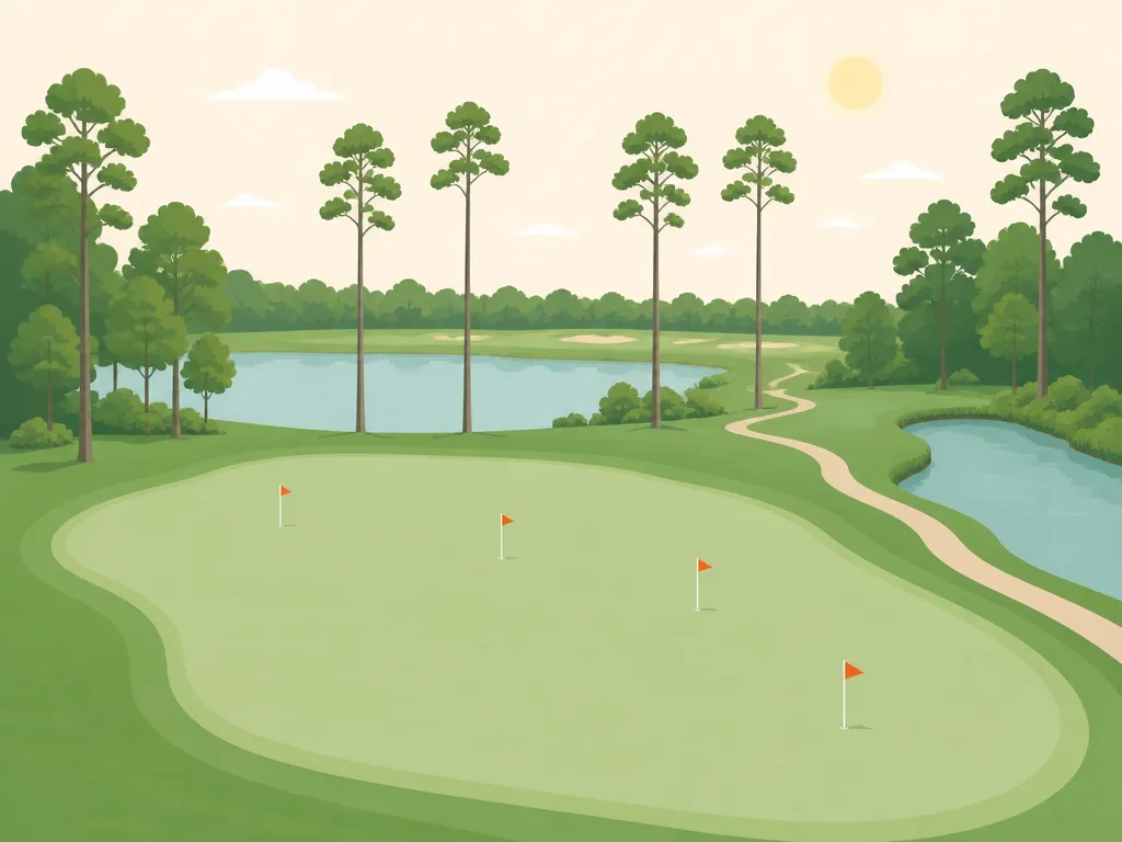 Illustration of Highland Pines Golf Club