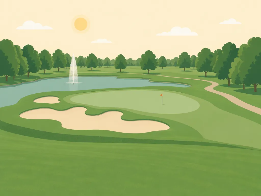 Illustration of Hurricane Creek Country Club