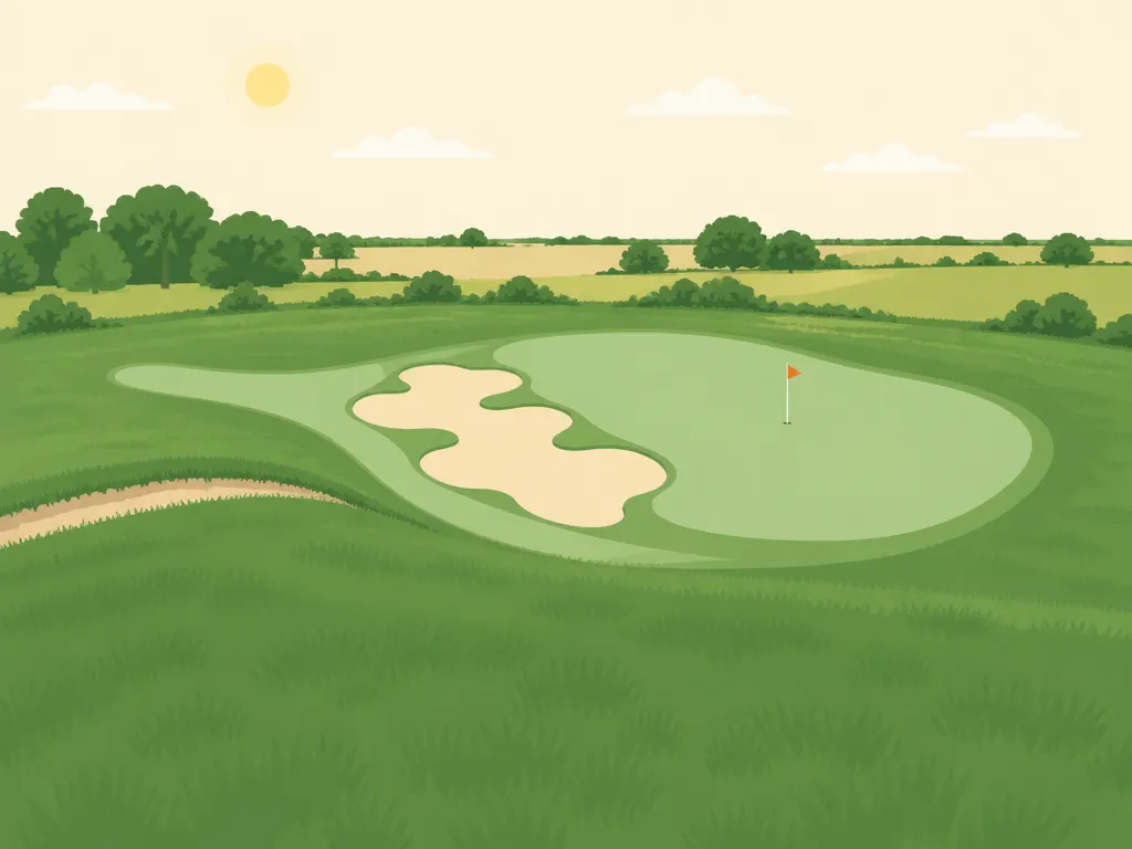Illustration of Awarii Dunes Golf Course