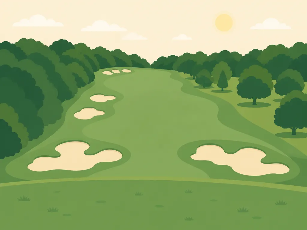 Illustration of Twin Creeks Golf Course