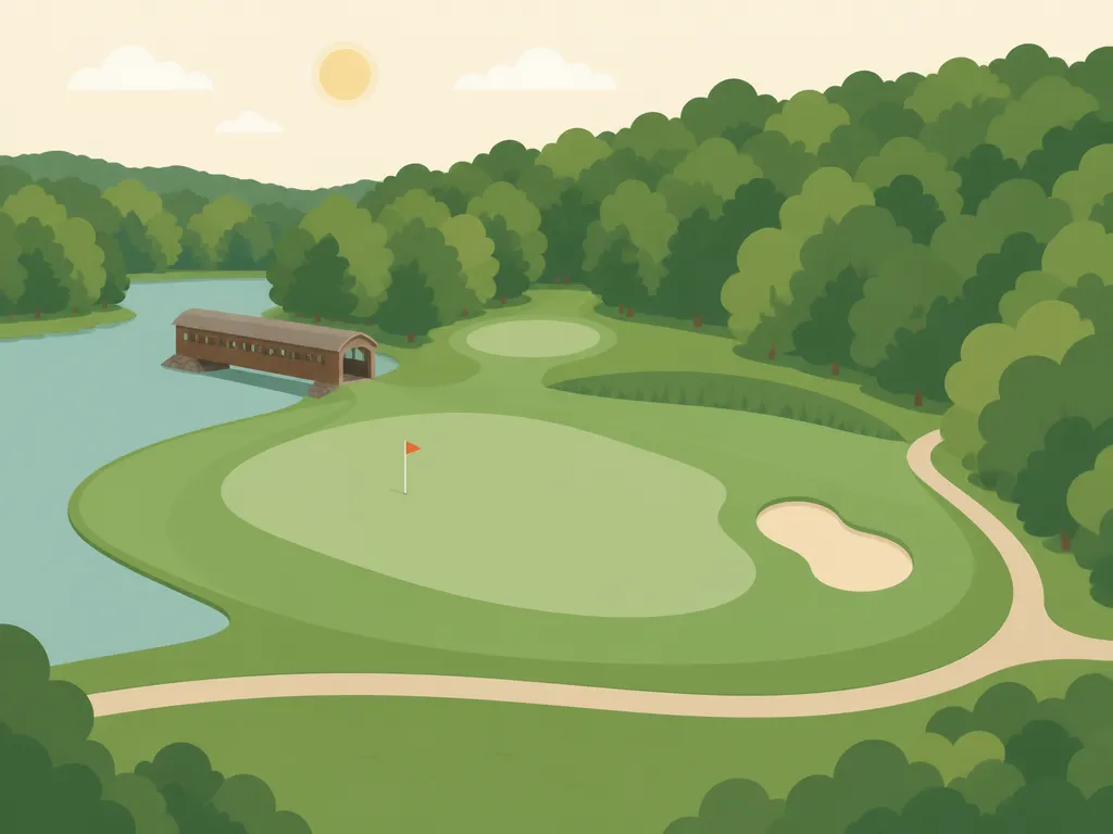 Illustration of Creekside Golf Course
