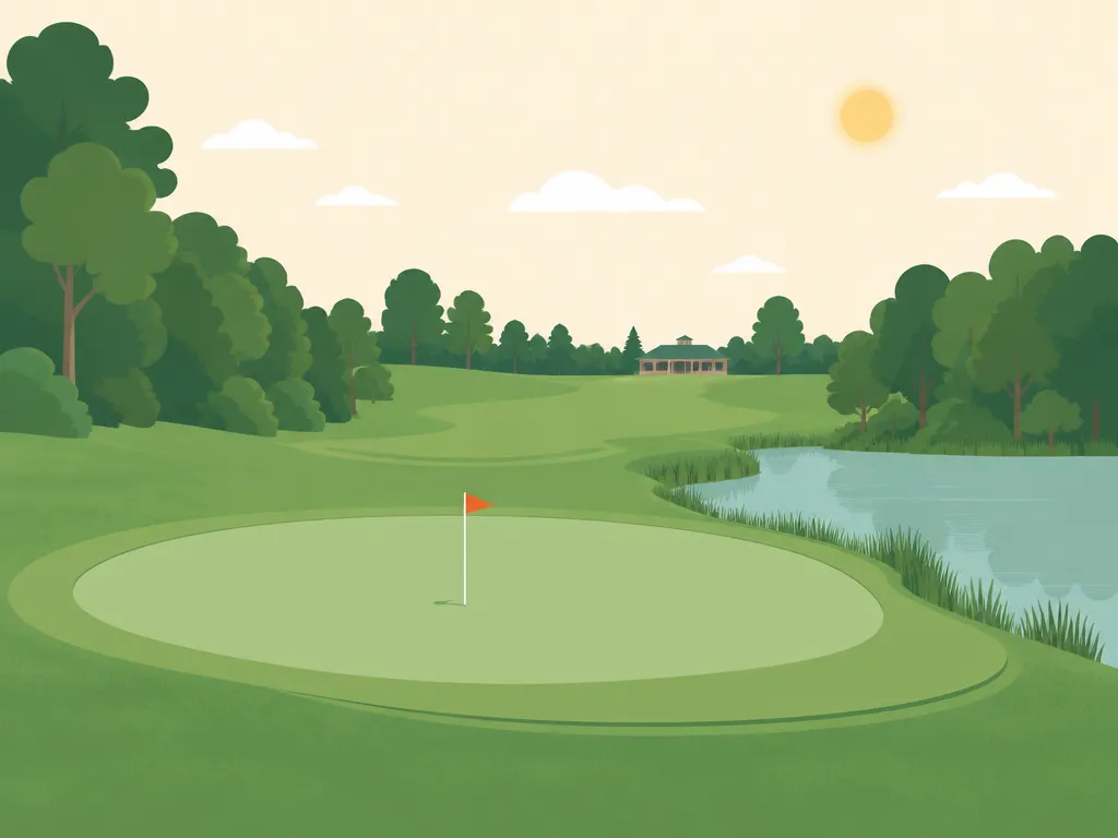 Illustration of Red Hawk Golf Course