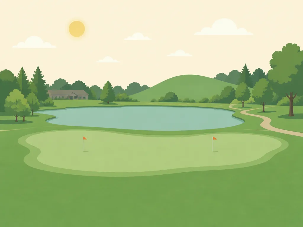 Illustration of Gleneagle Golf Course