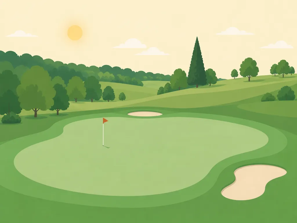 Illustration of Golf Club Hittnau Zürich