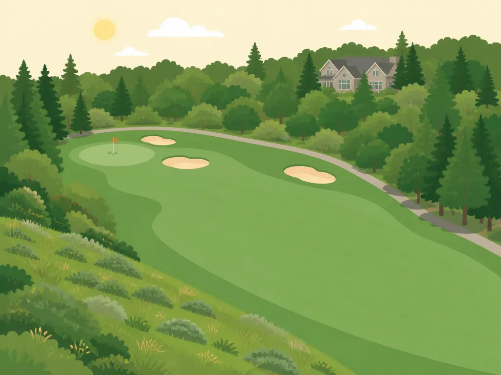 Illustration of Latah Creek Golf Course