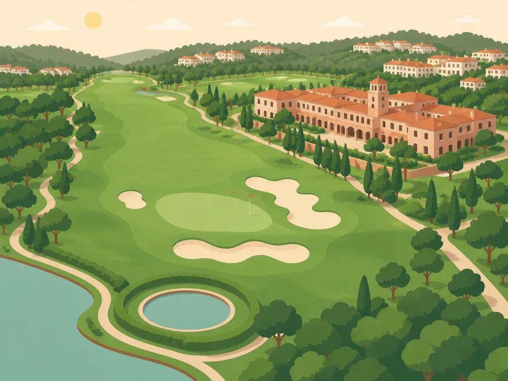 Illustration of Villa Padierna Golf Club (Flamingos)