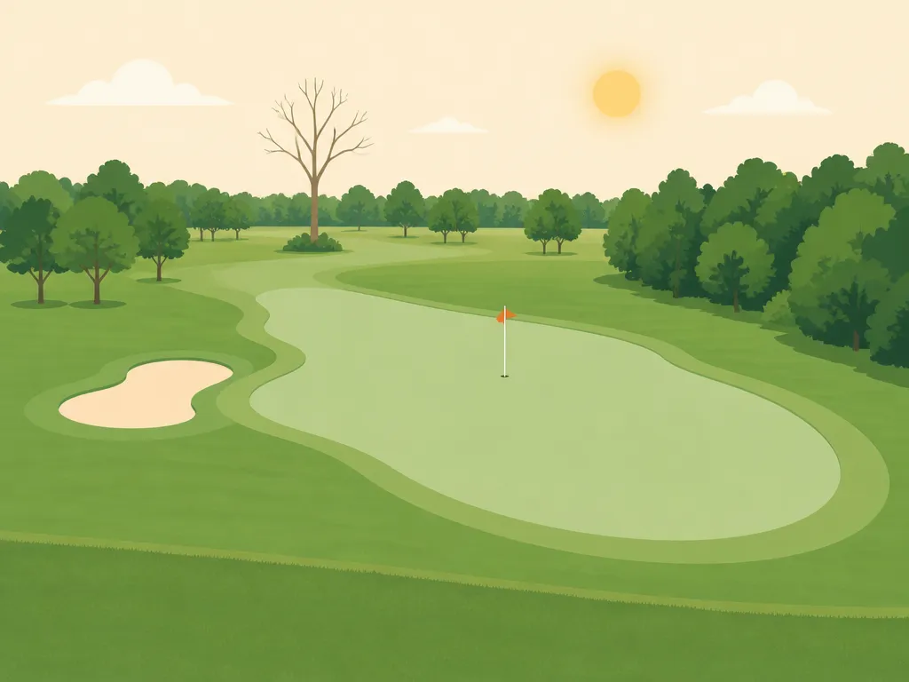 Illustration of Pin High Golf Course