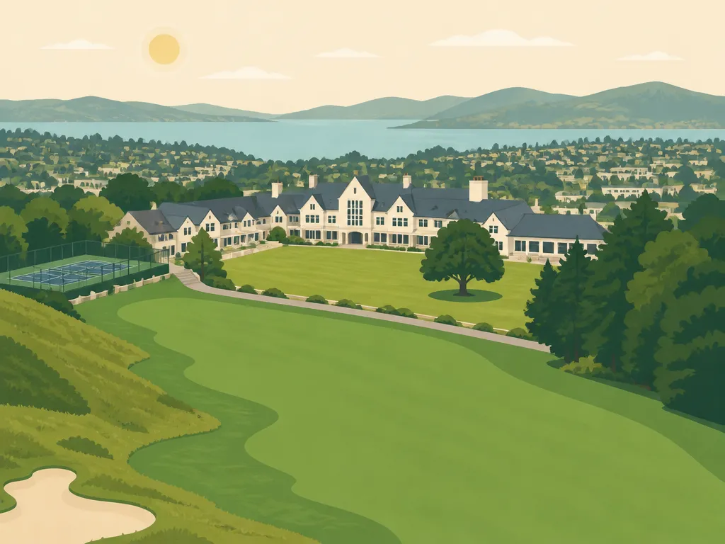 Illustration of Claremont Country Club