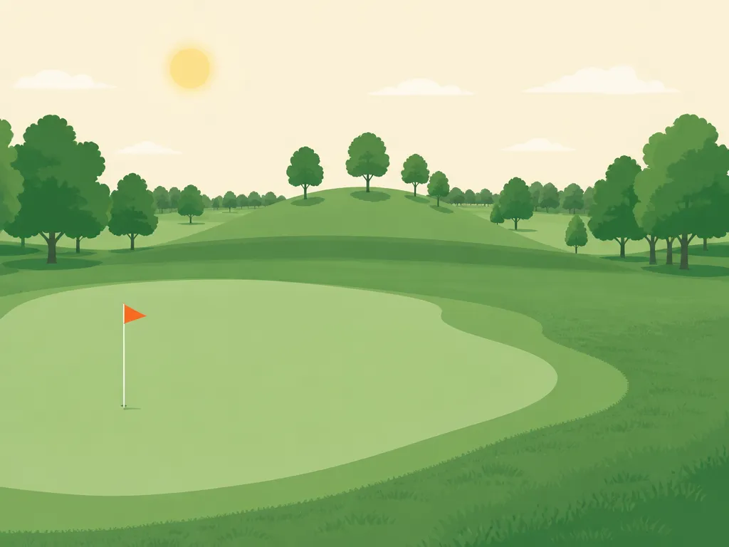 Illustration of Hyatt Hills Golf Complex
