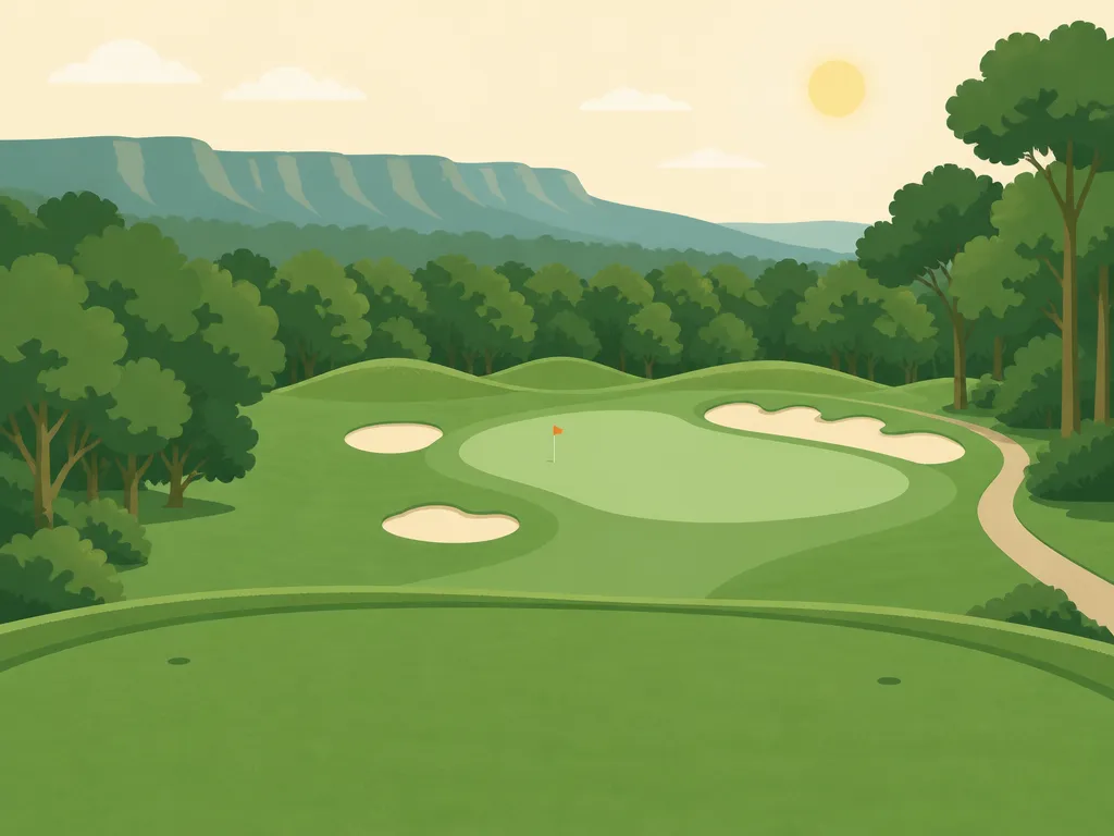 Illustration of Pinheirinho Golf Course