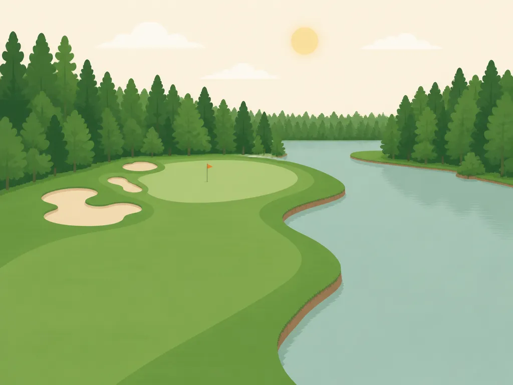 Illustration of Widgi Creek Golf Club