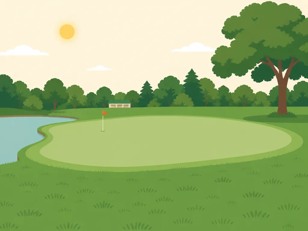 Illustration of Village Greens Golf Course