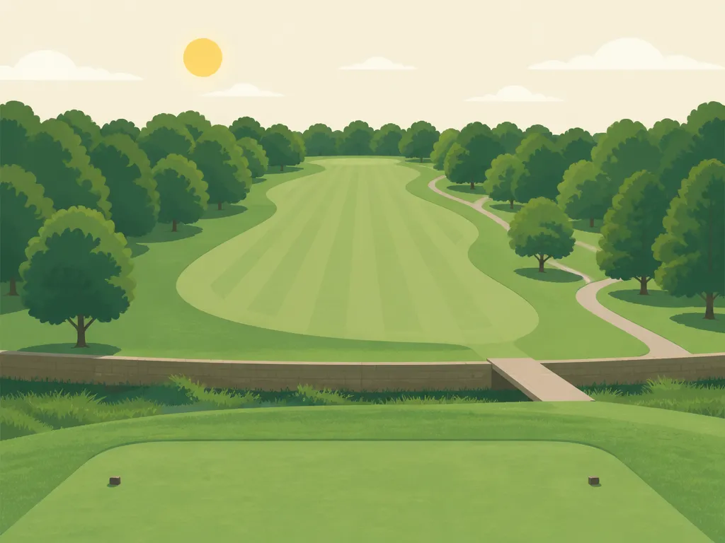 Illustration of Lincoln Greens Golf Course
