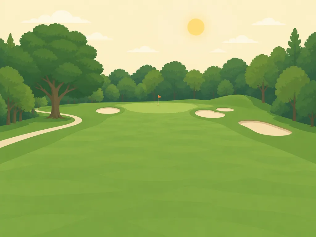 Illustration of Sleepy Hole Golf Course