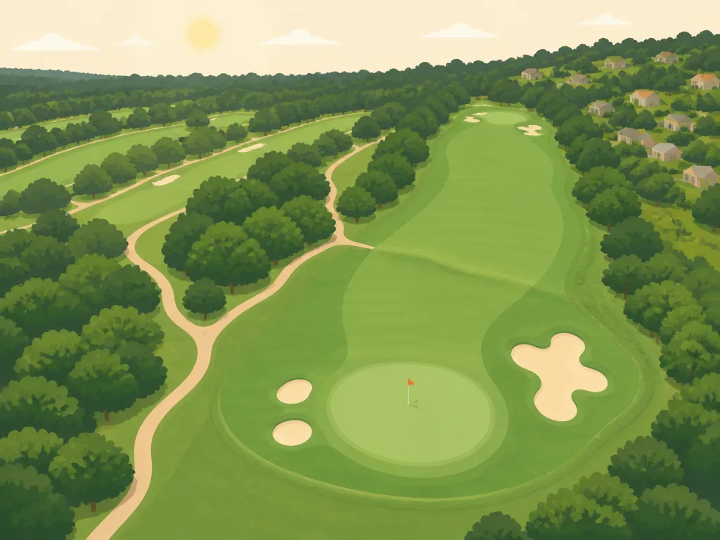 Illustration of Pasatiempo Golf Club