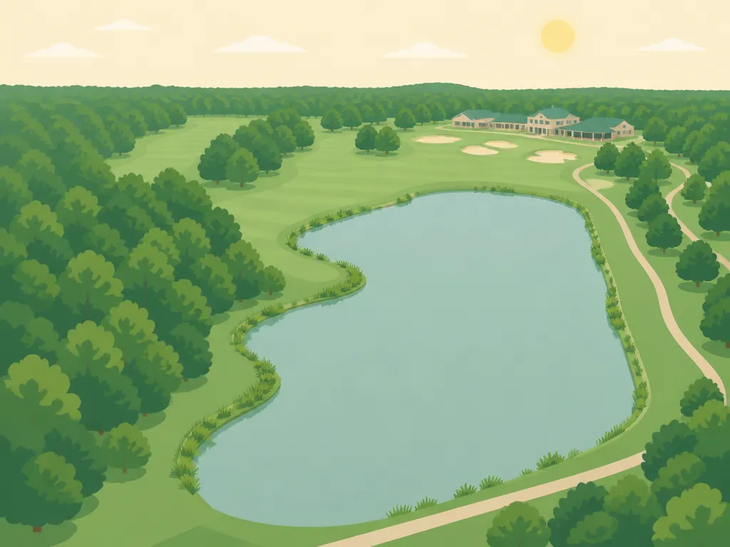 Illustration of Pine Needles Golf & Country Club (River)