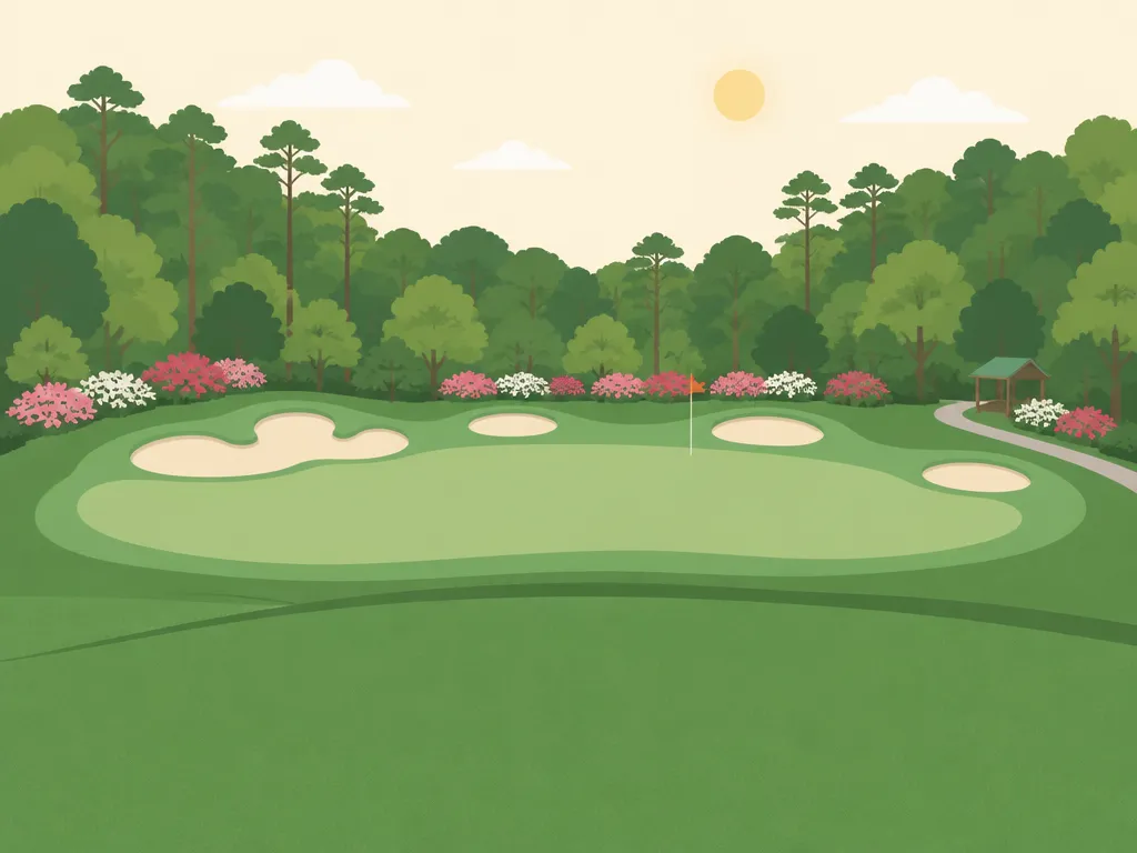 Illustration of Augusta National Golf Club