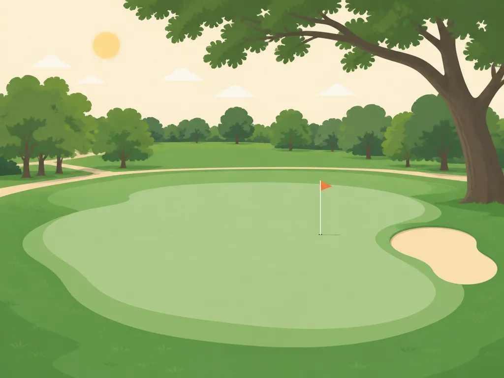 Illustration of Indian Hills Golf Course
