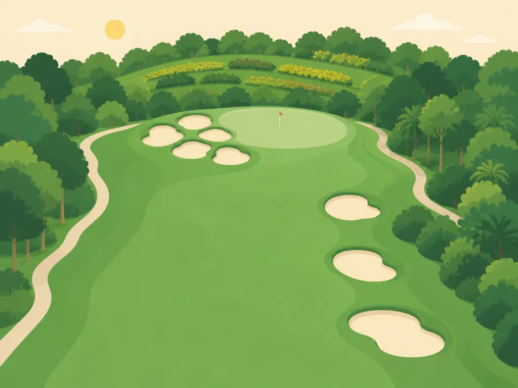 Illustration of Old Corkscrew Golf Club